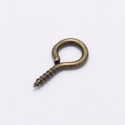 4x8-5x10mm Screw Eye Pins, 200pcs