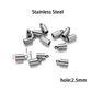 Stainless Steel End Tip Cap 2-10mm, 10pcs