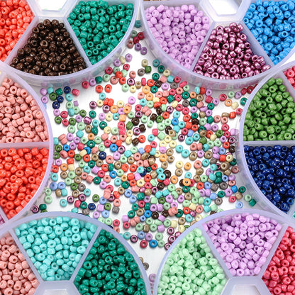 Kit de perles de rocaille en verre tchèque de 3 mm