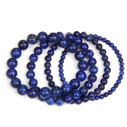 Lapis Lazuli Gemstone Stretch Bracelet