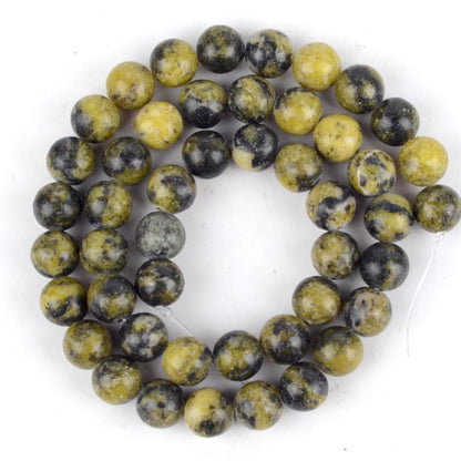 Perles de pierre turquoise jaune 4-12 mm