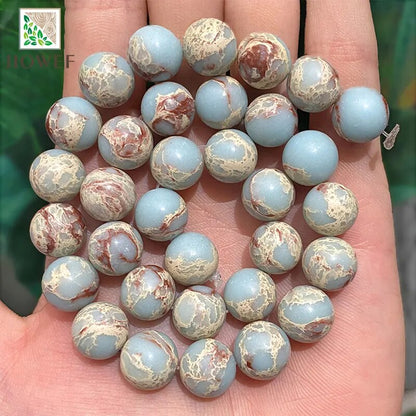 Shoushan Terra Impression Jasper Perlen 8-16mm