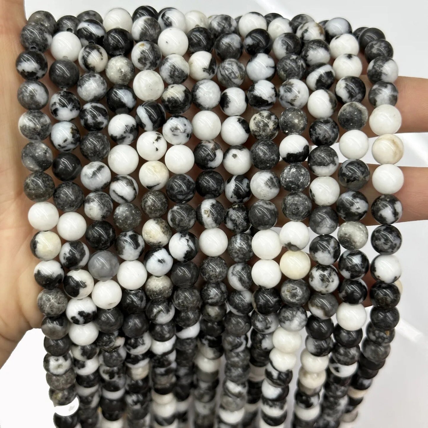 Natural Zebra Jasper Beads, 2-10mm