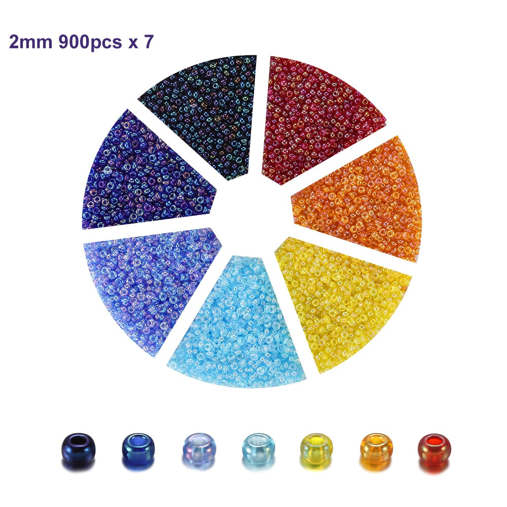 Czech Charm Crystal Spacer Beads Set