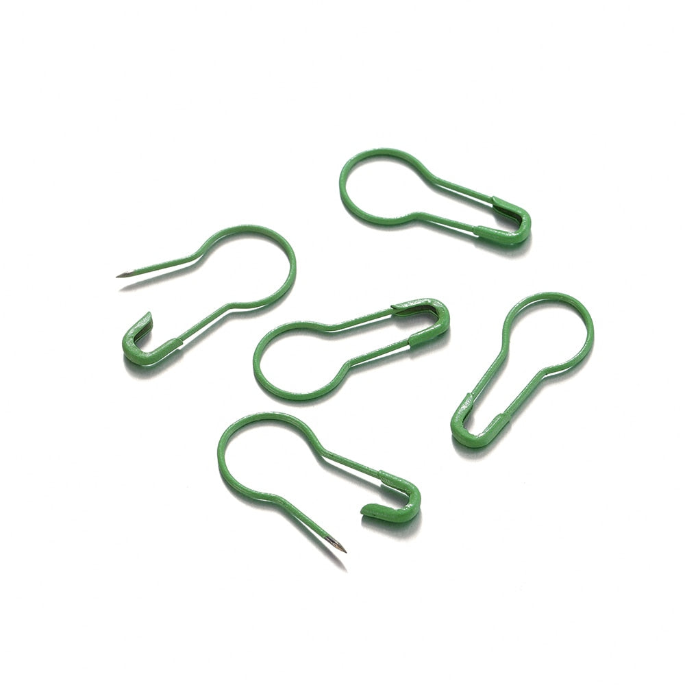 Colorful Metal Brooch Safety Pins, 20pcs