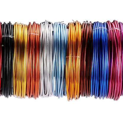 Anodized Round Aluminum Wire 2-10 Meters, 0.6-3mm