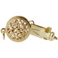 14K Yellow Gold Filigree Box Clasp for Pearl Necklace AU585 (1pc)