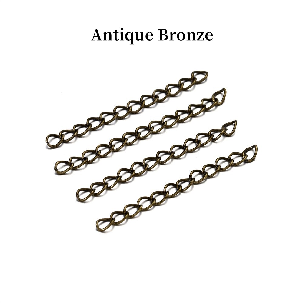 5 cm Colourful Necklace Extension Chain, 30-100pcs lot