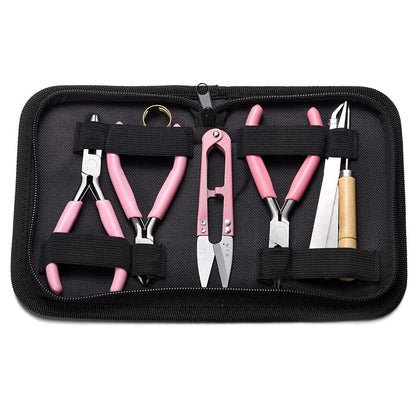 Comprehensive Jewelry Making Tool Set with Organizer, Pliers, & Tweezers