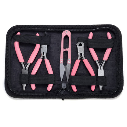 Comprehensive Jewelry Making Tool Set with Organizer, Pliers, & Tweezers