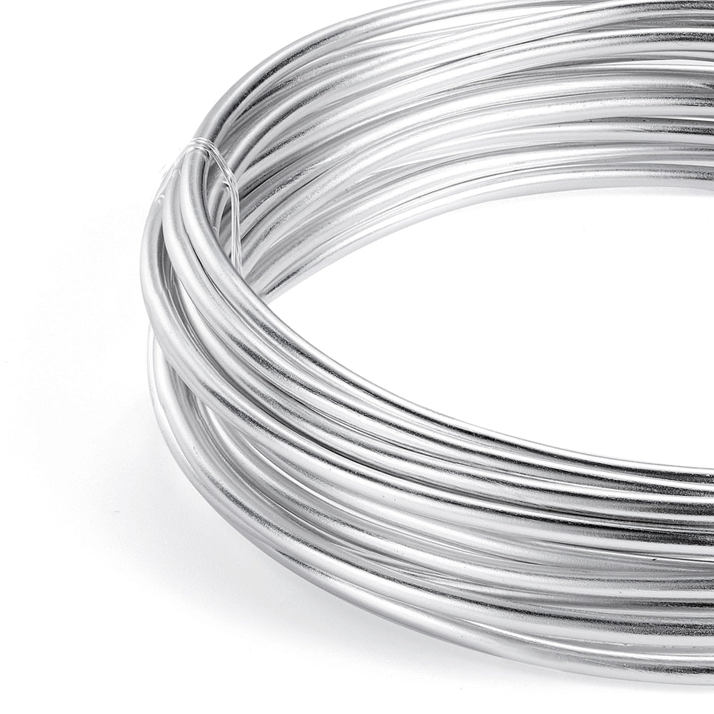 Eloxierter runder Aluminiumdraht, 2–10 Meter, 0,6–3 mm