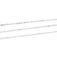 1.5 2mm Oval Link Necklace Chain, 5m lot