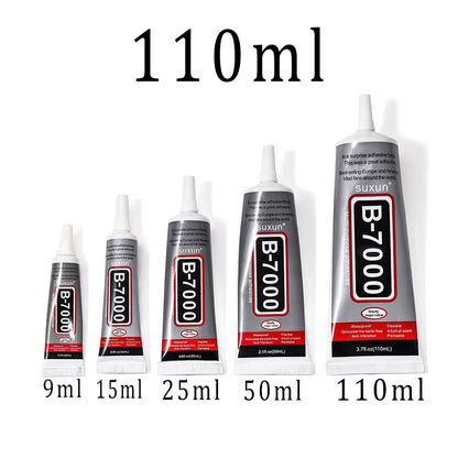 B7000 Adhesive Glue for Rhinestones & Jewelry, Multiple Sizes