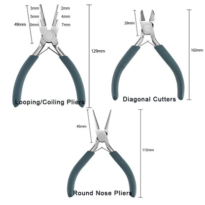 12-Style Stainless Steel Pliers Set