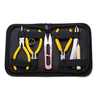 Comprehensive Jewelry Making Tool Set with Organizer, Pliers, & Tweezers