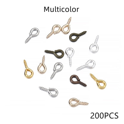 Gold Mini Eye Pins, 100-200pcs 4-10mm