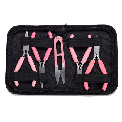 Comprehensive Jewelry Making Tool Set with Organizer, Pliers, & Tweezers