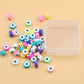 Kit de bricolage de perles en argile polymère, 50 pièces, Design d'oeil