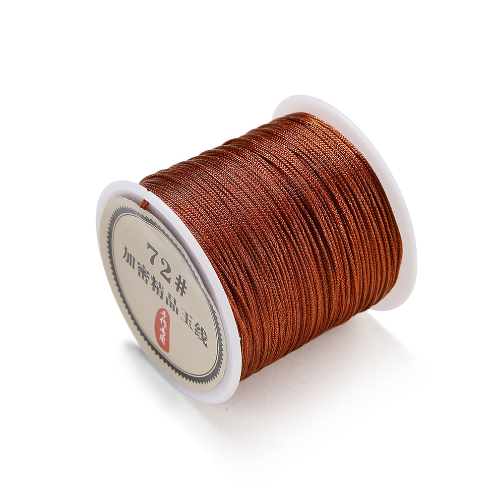 0.8mm Nylon Thread Cord, Rope for Macrame 50M roll