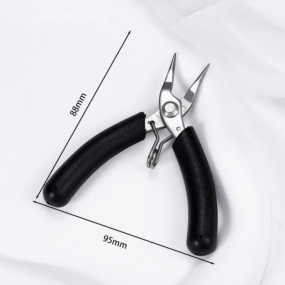 Stainless Steel Jewelry Pliers with Wire Cutter