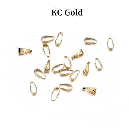 7–8 mm goldene Clip-Verbinder, 100 Stück