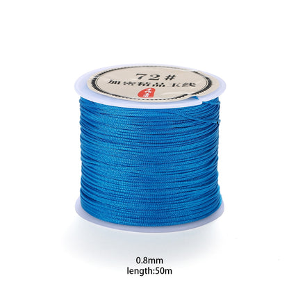 0.8mm Nylon Thread Cord, Rope for Macrame 50M roll