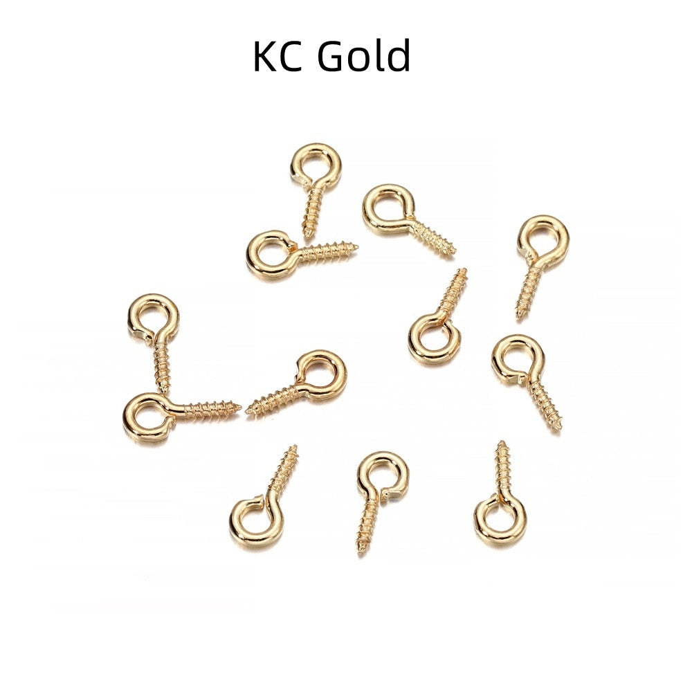 Mini Screw Pendants, 300-500pcs