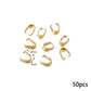 Gold Stainless Steel Clasps, 50-100pcs