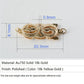 18K Yellow Gold Filigree Box Clasp AU750 for Pearls (1pc)
