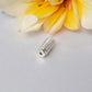 Solid 925 Sterling Silver Thread Clasp For Necklace / Bracelet