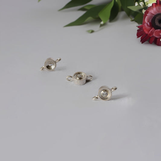 925 Sterling Silver Link Beads | Jewelry DIY Connector Beads for Necklace, Bracelet, and Earring-Making Projects