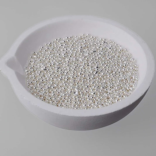 Casting Grain .999 Fine Silver, DIY Jewelry Making Raw Beads, Sterling Silver Shot, 10-50g/bag