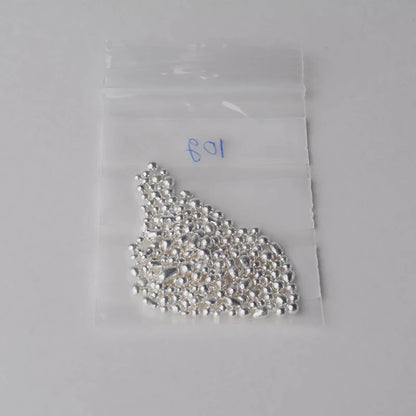 Casting Grain .999 Fine Silver, DIY Jewelry Making Raw Beads, Sterling Silver Shot, 10-50g/bag