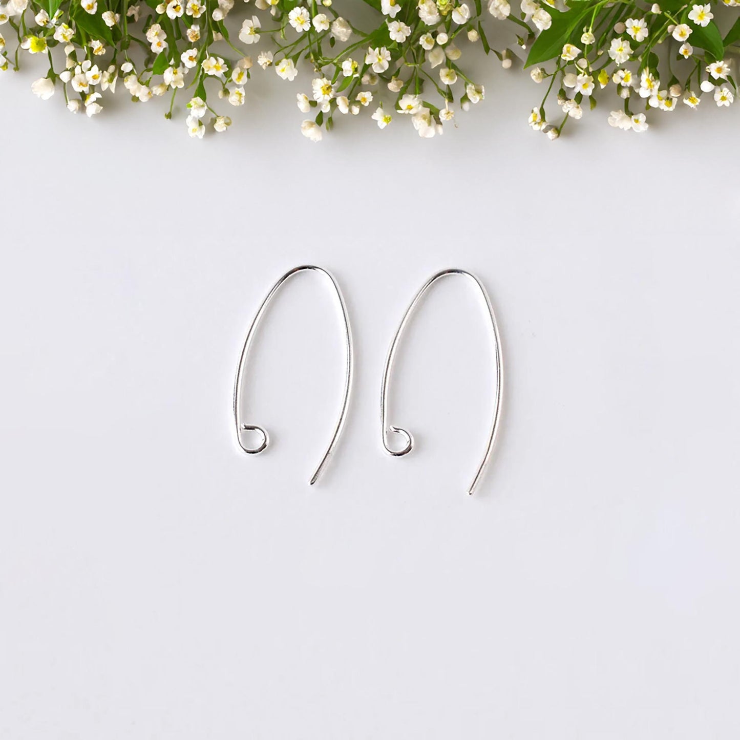 Earring Hooks Hypoallergenic Earring Wires 925 Sterling SilverJewelry Supplies DIY Jewelry Gift For Her French Hooks Earring Findings