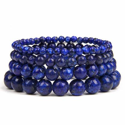 Lapis Lazuli Gemstone Stretch Bracelet