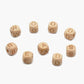 12mm Square Letters Beech Wood Bead, Alphabet A~Z 26  Ecofriendly Wooden Loose Beads 26pcs 