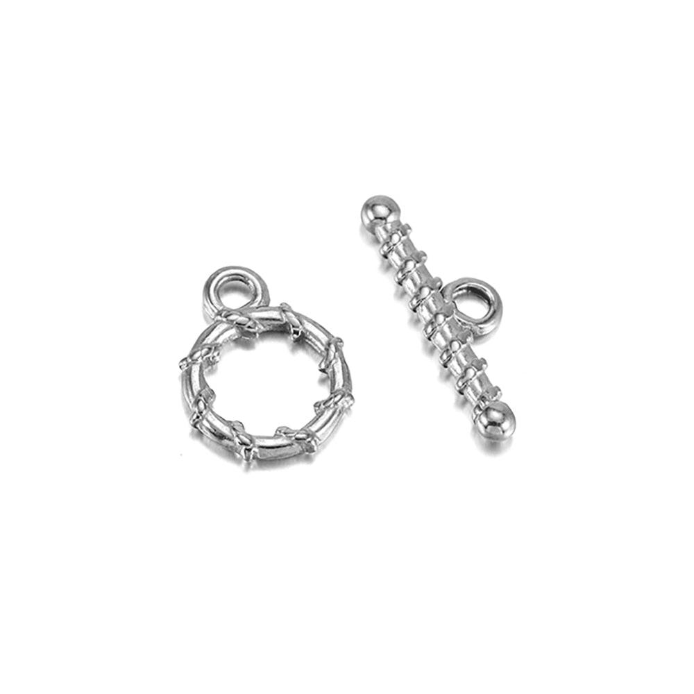 16 Style Stainless Steel OT Clasps, 3set 