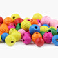 30pcs Beehive Wooden Beads, large hole Eco-Friendly Mixed beads Thread For Jewelry Making fprCrafts Kids Toys 16/12mm 
