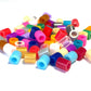 5mm cylinder tube  acrylic beads, large big hole Hama beads, Fuse beads 300pcs,  Toys Craft Puzzles 