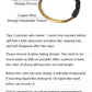 Hammered Brass and Ebony Rosary Beads Bracelet