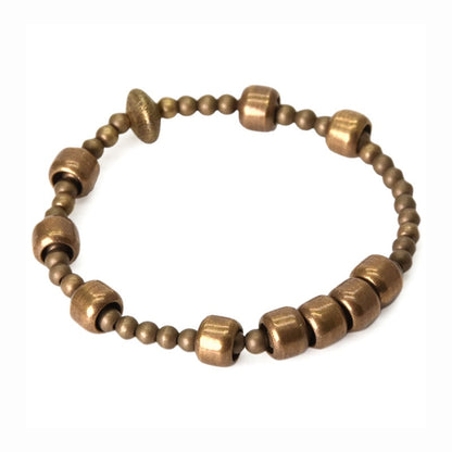 Minimalist Rugged Copper Stretch Bracelet