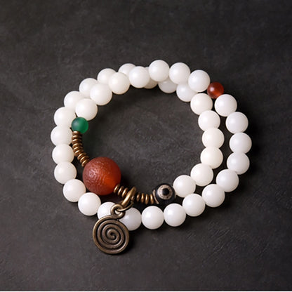 Three Colors Natural Bodhi Seed Bracelet