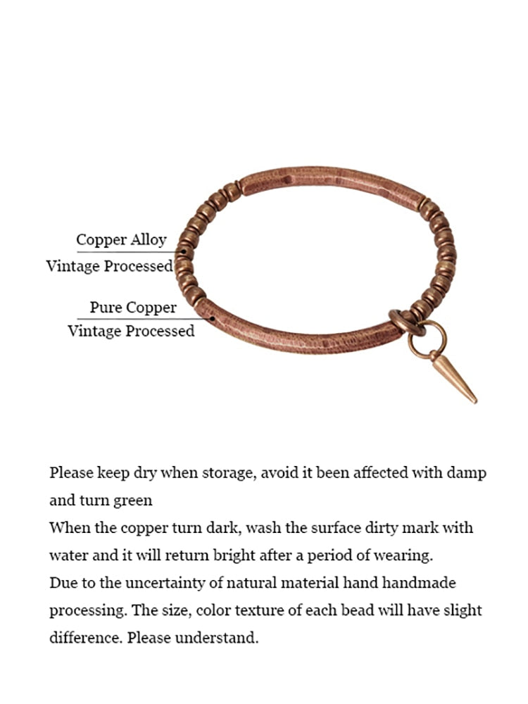 Vintage 50s Egyptian Revival Solid Copper Cuff Bracelet - Etsy