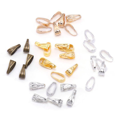 7–8 mm goldene Clip-Verbinder, 100 Stück