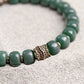 Green Bodhi Bead Stretch Bracelet