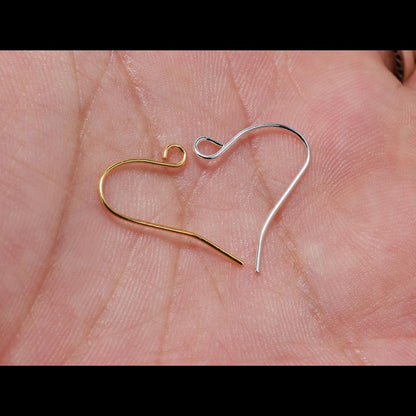 21x12mm Earring Hooks, 100pcs