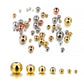 Perles d'espacement boule, 10-100 pièces