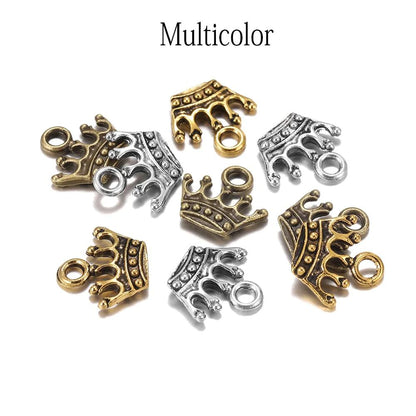 20pcs 13x14mm Tibetan Charms Crown Pendants