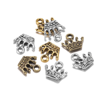 20pcs 13x14mm Tibetan Charms Crown Pendants