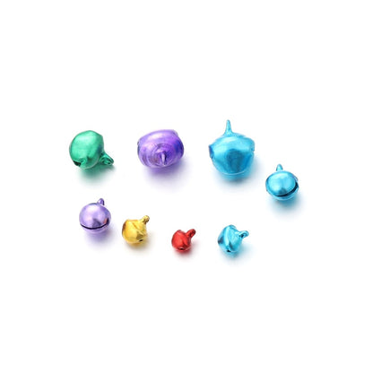 Jingle Bells Aluminum Loose Beads, 20-150Pcs